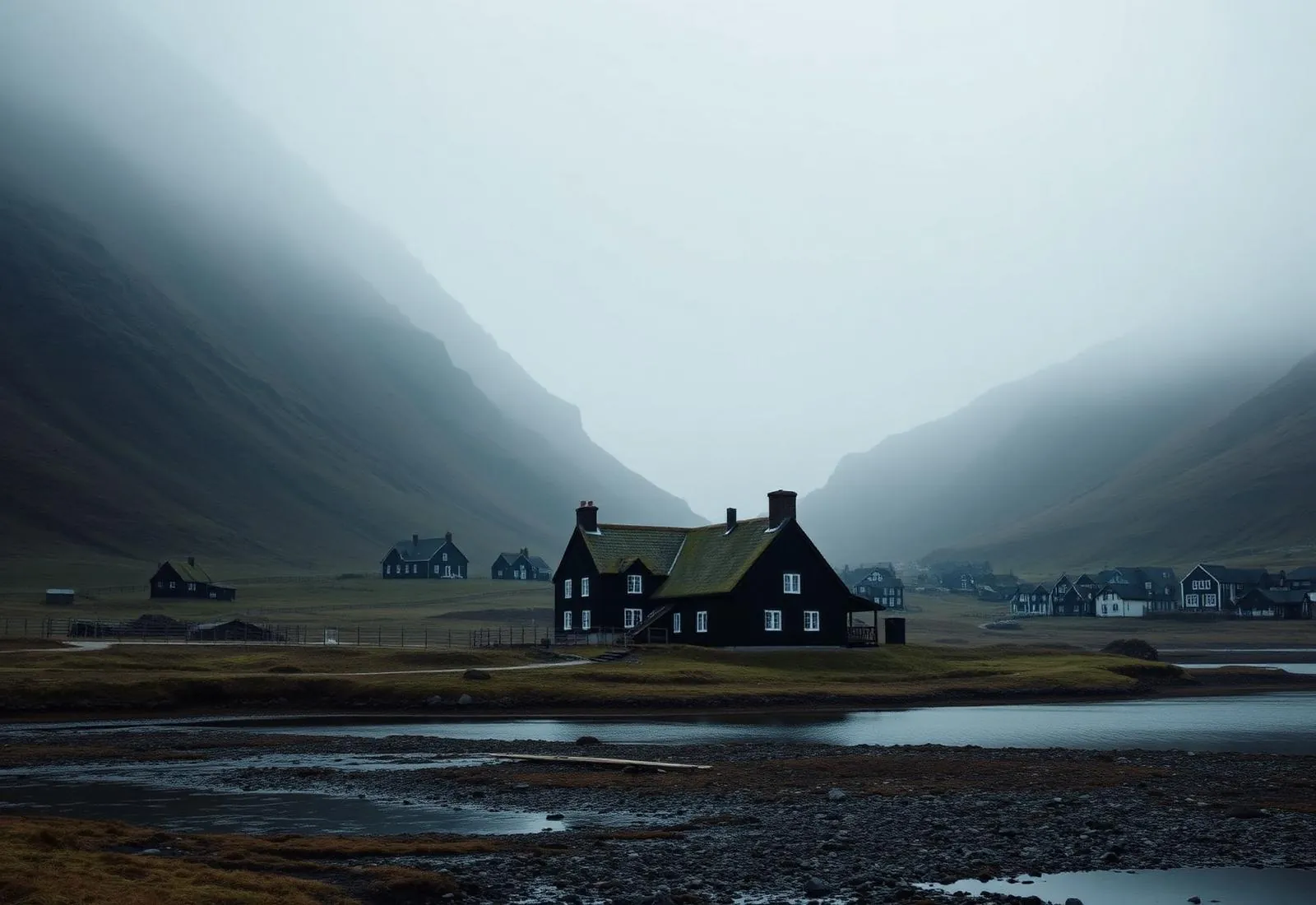 Fog conditions in the Faroe Islands