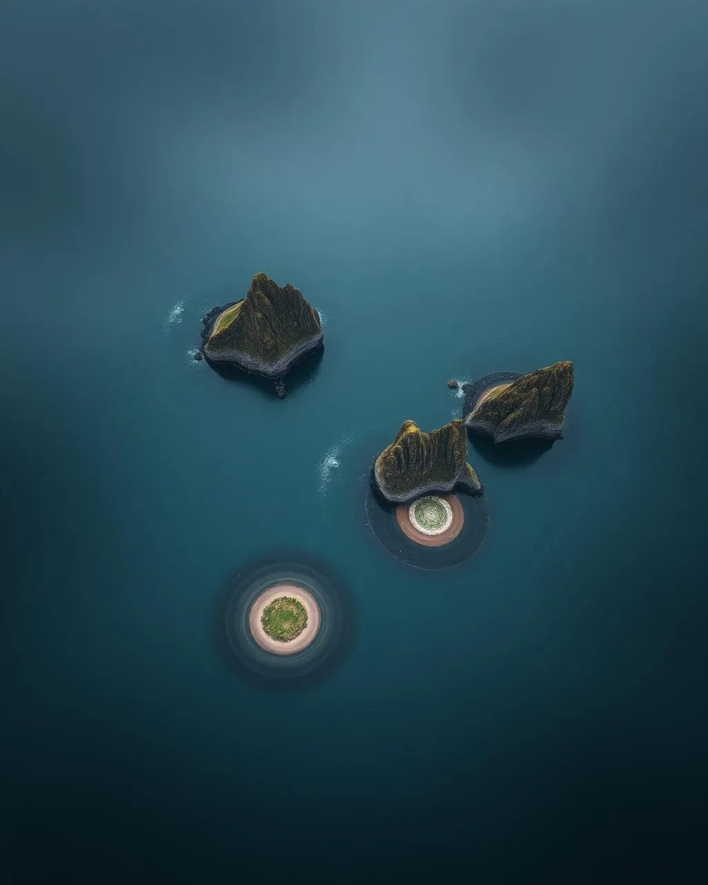 Drone flying in the Faroe Islands