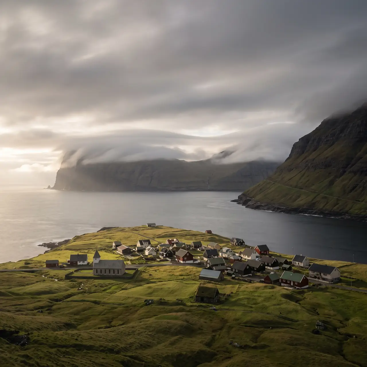 The village on its isthmus